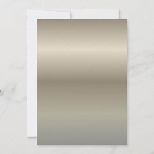 Elegant Metallic Bridal Shower Invitation | Cherry (裏面)