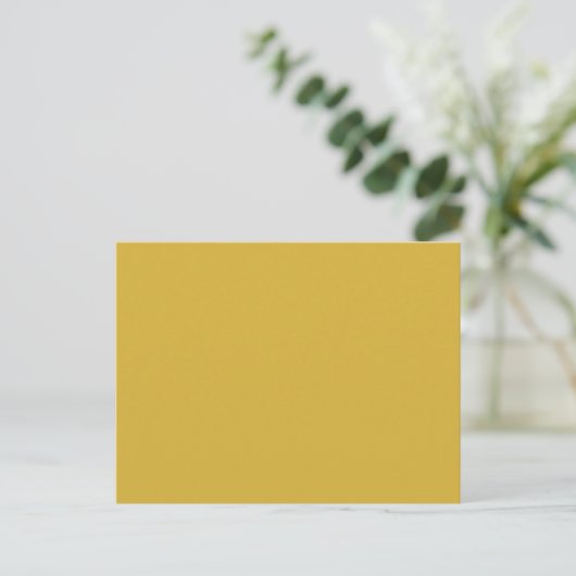 Elegant Metallic Gold Postcard for Special Occasio ポストカード (スタンド正面)
