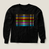 Elegant Metallic Gradient Stripes Design (デザイン正面)