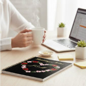 Elegant Midnight Black & Gold Wedding Planner Note ノートブック