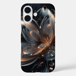 Elegant Midnight Floral iPhone Case iPhone 16ケース