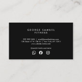 Elegant Minimal Business Branding 名刺 (裏面)