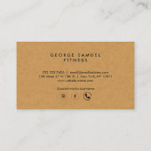 Elegant Minimal Business Branding 名刺 (裏面)