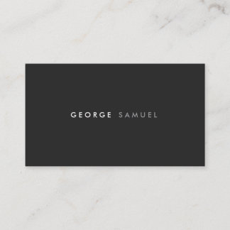 Elegant Minimal Business Branding 名刺