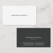 Elegant Minimal Business Branding 名刺 (正面/裏面)