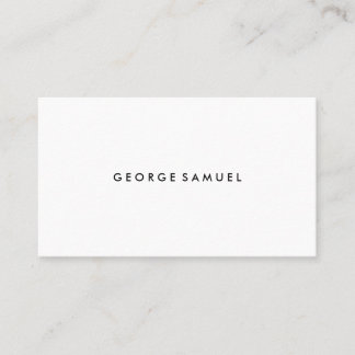 Elegant Minimal Business Branding 名刺