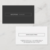 Elegant Minimal Business Branding 名刺 (正面/裏面)
