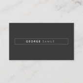 Elegant Minimal Business Branding 名刺 (正面)