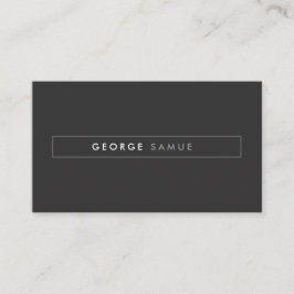 Elegant Minimal Business Branding 名刺