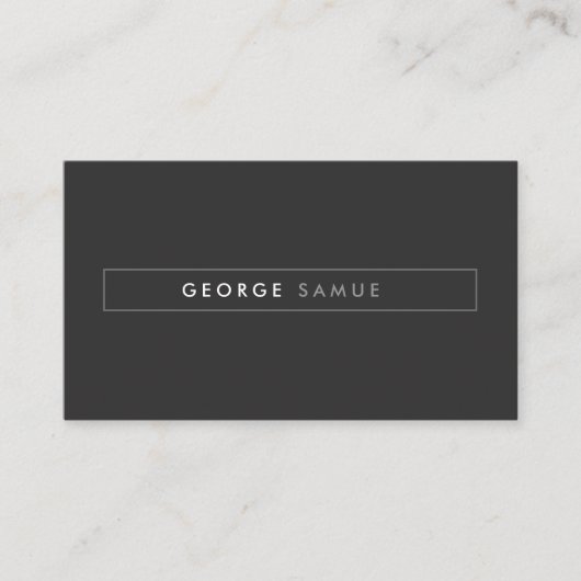 Elegant Minimal Business Branding 名刺 (正面)