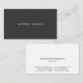 Elegant Minimal Business Branding 名刺 (正面/裏面)