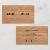 Elegant Minimal Business Branding 名刺 (正面/裏面)