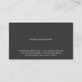 Elegant Minimal Business Branding 名刺 (裏面)