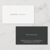 Elegant Minimal Business Branding 名刺 (正面/裏面)