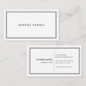 Elegant Minimal Business Branding 名刺 (正面/裏面)
