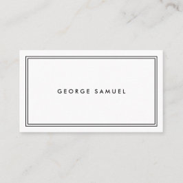 Elegant Minimal Business Branding 名刺