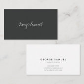 Elegant Minimal Business Branding 名刺 (正面/裏面)