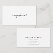 Elegant Minimal Business Branding 名刺 (正面/裏面)
