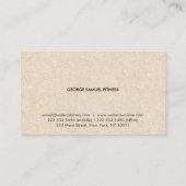 Elegant Minimal Business Branding 名刺 (裏面)