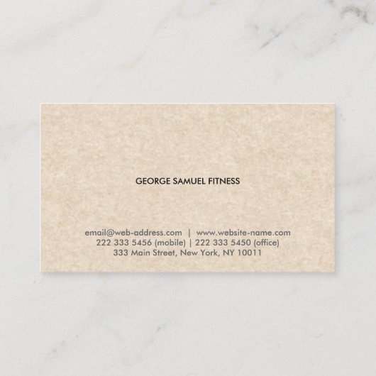 Elegant Minimal Business Branding 名刺 (裏面)