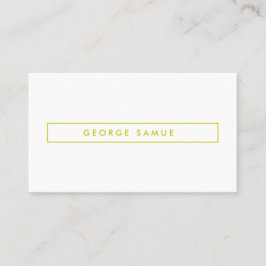 Elegant Minimal Business Branding 名刺