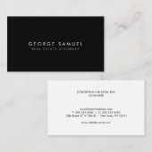 Elegant Minimal Business Branding 名刺 (正面/裏面)
