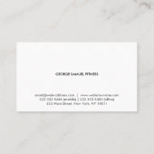 Elegant Minimal Business Branding 名刺 (裏面)