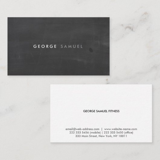 Elegant Minimal Business Branding 名刺 (正面/裏面)
