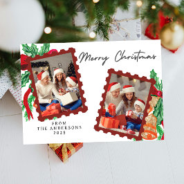 Elegant Minimal Christmas | Modern Family Photo シーズンカード