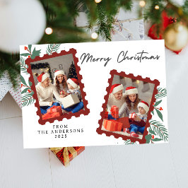 Elegant Minimal Christmas | Modern Family Photo シーズンカード