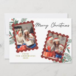 Elegant Minimal Christmas | Modern Family Photo シーズンカード