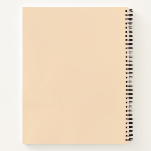 Elegant Minimal Daily Journal  ノートブック (裏面)