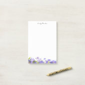 Elegant, minimal floral Personalized ポストイット (デスク上)