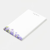 Elegant, minimal floral Personalized ポストイット (アングル)