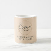 Elegant Minimal Logo Mug コーヒーマグカップ (中央)
