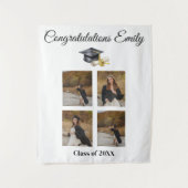 Elegant Minimal Minimalist Graduation タペストリー (正面)