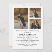 Elegant Minimal Minimalist Graduation Invitation 招待状 (裏面)