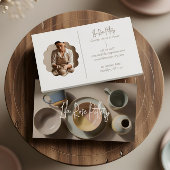 Elegant Minimal Modern hand Made Pottery Photo 名刺