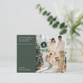 Elegant Minimal New Year Photo ポストカード (スタンド正面)