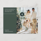 Elegant Minimal New Year Photo ポストカード (正面)