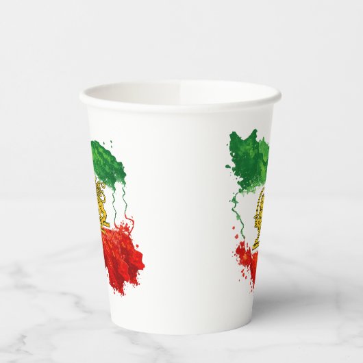 Elegant Minimal Party Paper Cups | Neutral Aesthet 紙コップ (左)