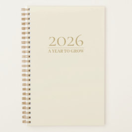 Elegant Minimal Planner 2025 | A Year to Grow プランナー手帳