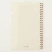 Elegant Minimal Planner 2025 | A Year to Grow プランナー手帳 (裏面)