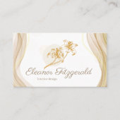 Elegant Minimal Soft Contact Card 名刺 (正面)