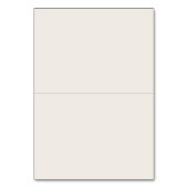 Elegant Minimal Taupe Wedding Place Card  テーブルナンバー (裏面)
