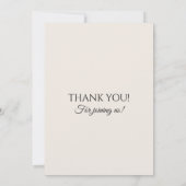 ✨ Elegant Minimal Wedding Invitation ✨ 招待状 (裏面)