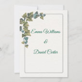 Elegant Minimal Wedding Invitation – Customizable  招待状 (正面)