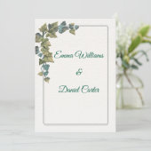 Elegant Minimal Wedding Invitation – Customizable  招待状 (スタンド正面)