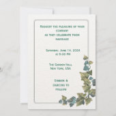 Elegant Minimal Wedding Invitation – Customizable  招待状 (裏面)