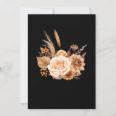 Elegant Minimal Wedding Invitation Template 招待状 (裏面)